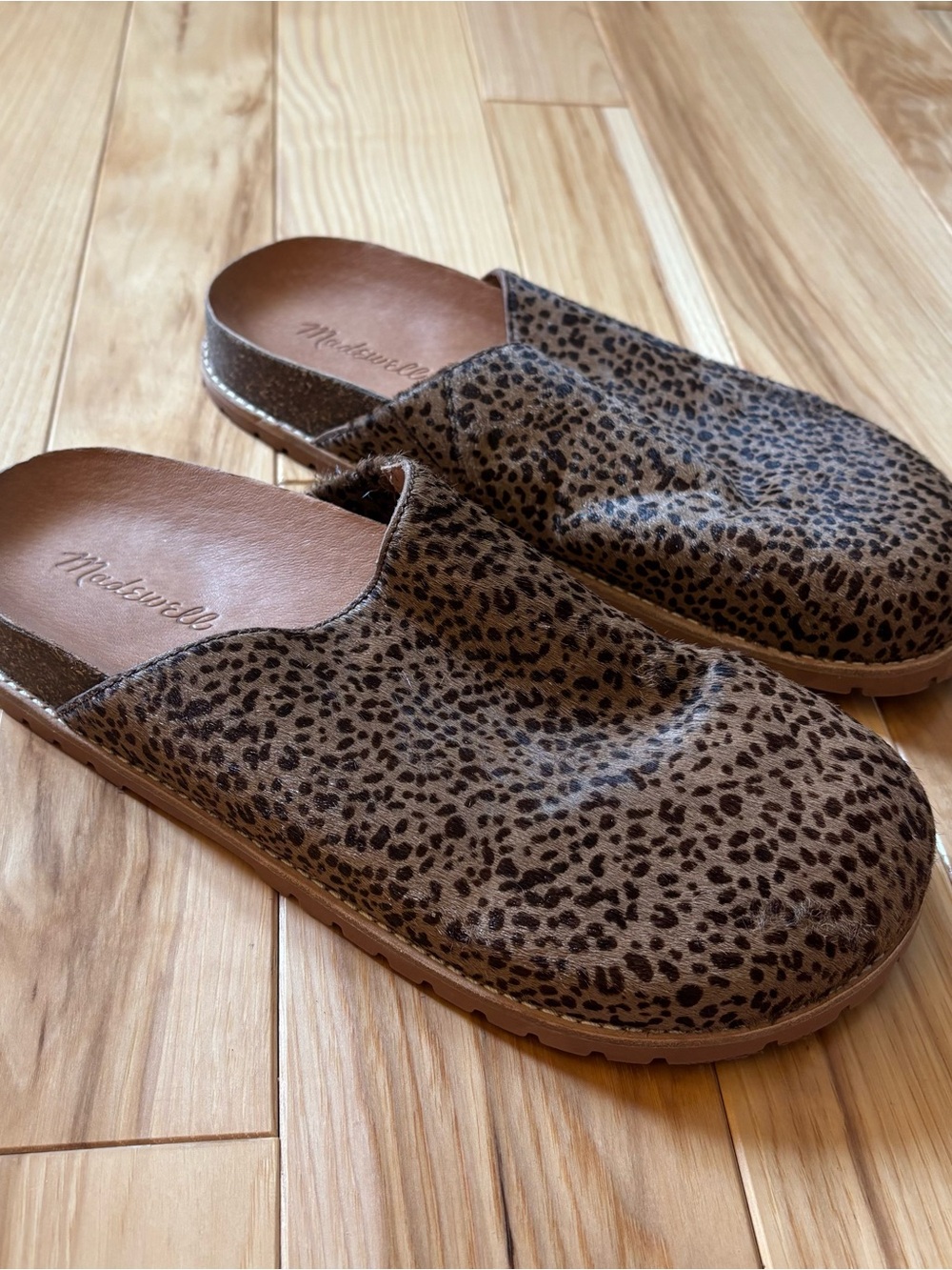 NEW Madewell The Layne Clog Mule in Calf Hair